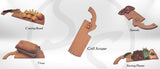 Scrapesation 5 in 1 BBQ Tool
