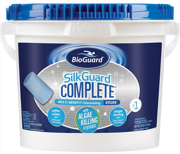 BioGuard SILKGUARD® COMPLETE™ MULTI-BENEFIT CHLORINATING STICKS (30 LB)