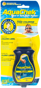 AquaChek for Free Chlorine, Total Alkalinity, Stabilizer & pH (50 Strips)