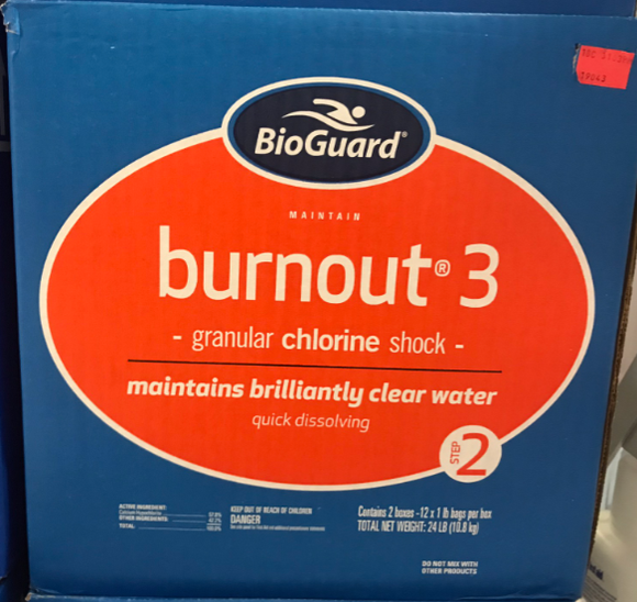 BioGuard Burnout 3 (Case 24 x 1LB Bags)