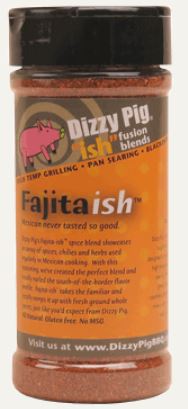 Dizzy Pig Fajitaish Seasoning (8 OZ Shaker Bottle)