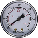 Hayward Back Mount Pressure Gauge
