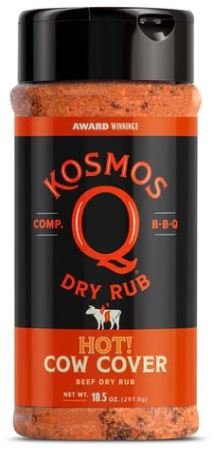 Kosmos Q Cow Cover HOT Rub (10.5 OZ Shaker Bottle)