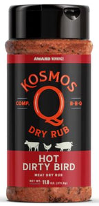 Kosmos Q Dirty Bird HOT Rub (10.5 OZ Shaker Bottle)