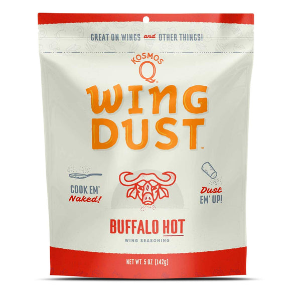 Kosmos Q Buffalo HOT Chicken Wing Dust (5 OZ Bag)