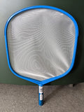 Leaf Skimmer 15"x13" Oval Blue with Aluminum Support