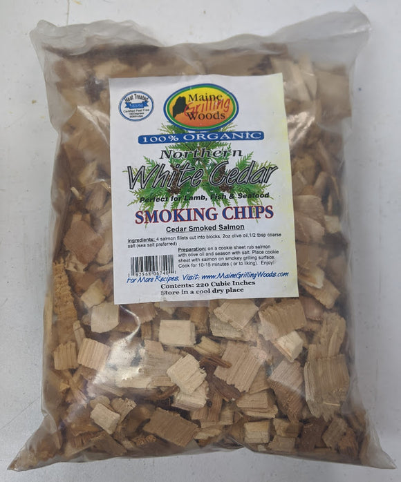 Northern White Cedar Smoking Chips
