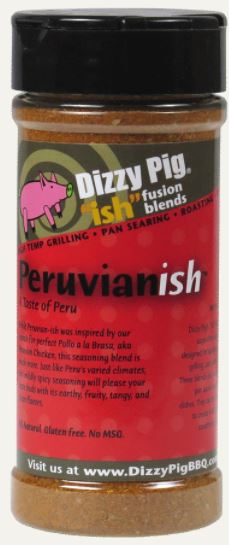 Dizzy Pig Peruvianish Seasoning (8 OZ Shaker Bottle)