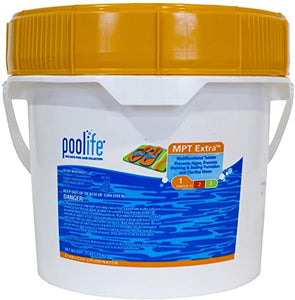 PooLife MPT 4-in-1 MULTI-BENEFIT 3" CHLORINATING TABLETS (21 LB) TABS POOLLIFE