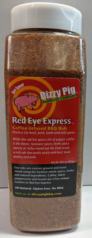Dizzy Pig Red Eye Express Seasoning (1 QT Shaker Bottle)