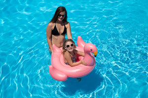 Inflatable Flamingo Baby Seat Float